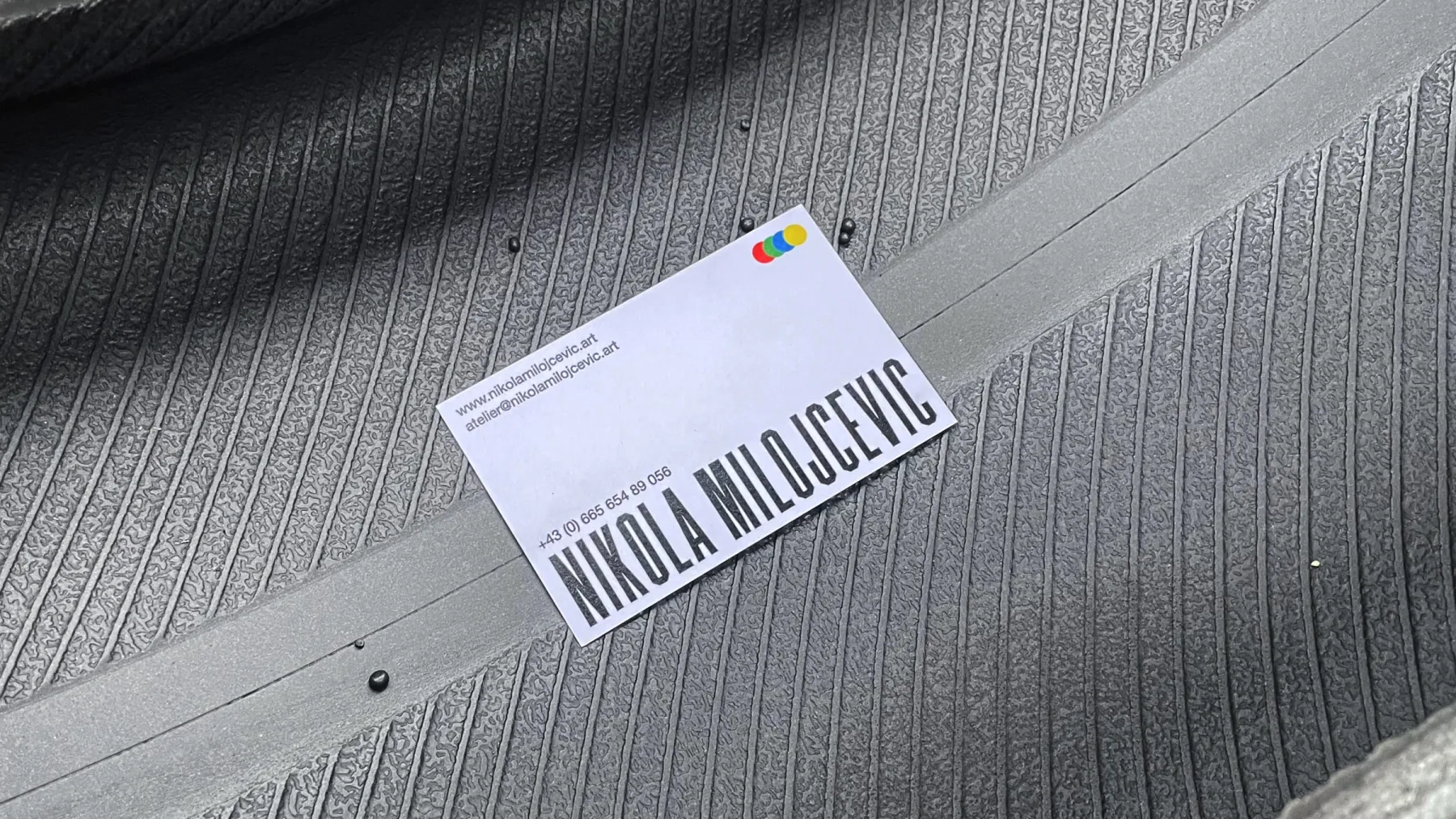 Identity and Website for artist Nikola Milojcevic.